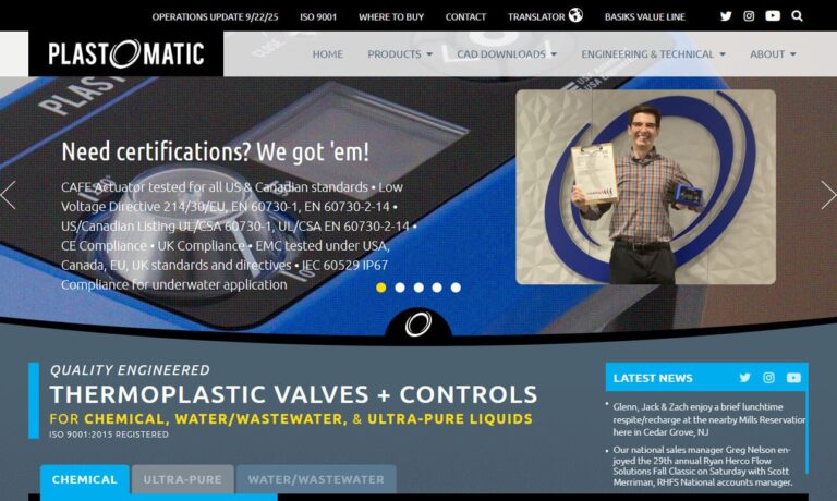 Plast-O-Matic Valves, Inc.